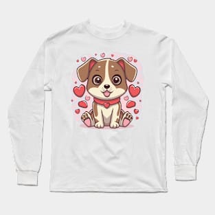 Cute love dog Long Sleeve T-Shirt